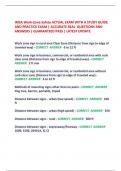 IMSA Work-Zone Safety ACTUAL EXAM WITH A STUDY GUIDE  AND PRACTICE EXAM &vert; ACCURATE REAL  QUESTIONS AND  ANSWERS &vert; GUARANTEED PASS &vert; LATEST UPDATE 
