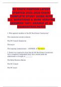 DC STATE PORTION LATEST  UPDATED 2025&sol;&period;2026 EXAM &sol;  COMPLETE STUDY GUIDE WITH  ALL QUESTIONS & SURE VERIFIED  ANSWERS 100&percnt; GRADED AT A&plus;  GUARANTEED PASS&excl;&excl; 