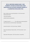 NR 511 MIDTERM SANNER EXAM &vert; 2025  CURRENTLY TESTING ACCURATE REAL EXAM  QUESTIONS WITH DETAILED ANSWERS GRADED A&plus;  &vert; GUARANTEED EXCELLENCE PASS