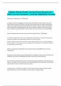 CASper Study Guide &vert; Actual Exam Questions &vert; 100&percnt; Correct Answers &vert; Verified 2025&sol;2026 Version