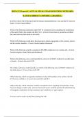 RCIS CCI Exam &num;1 &vert; ACTUAL FINAL EXAM QUESTIONS WITH 100&percnt; RATED CORRECT ANSWERS &vert; GRADED A&plus;