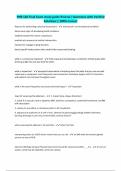 PNR 120 Final Exam study guide Review&vert; Questions with Verified Solutions &vert; 100&percnt; Correct