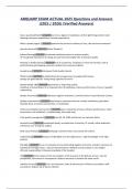 ABQAURP questions and correct answers&period;