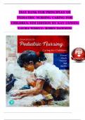 Test Bank For Principles of Pediatric Nursing Caring for Children 8th Edition by Kay Cowen&semi; Laura Wisely&semi; Robin Dawson&semi; Jane Ball&semi; Ruth Bindler&vert; 978-0136859840&vert; All Chapters 1-31&vert; LATEST