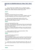 HESI RN PATHOPHYSIOLOGY PRACTICE TEST V1 &lpar; UPDATED 2025 &rpar; &vert; QUESTIONS WITH 100&percnt; VERIFIED ANSWERS AND COMPREHENSIVE RATIONALES &vert; GRADED A&plus;