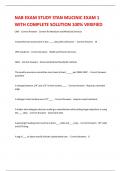 NAB EXAM STUDY STAN MUCINIC EXAM 1 WITH COMPLETE SOLUTION 100&percnt; VERIFIED