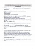 BIOL 2200 Final Exam Complete Questions and Answers-Latest Update&period;