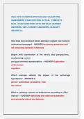 WGU D570 COGNITIVE PSYCHOLOGY OA AND PRE  ASSESSMENT EXAM 2025&sol;2026 ACTUAL COMPLETE  REAL EXAM QUESTIONS WITH DETAILED VERIFIED  ANSWERS &lpar;100&percnt; CORRECT ANSWERS&rpar; &sol;ALREADY  GRADED A&plus; 