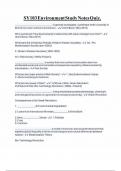 SY103 Environment Study Notes Quiz&period;