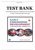 Test Bank &ndash; Early Childhood Development&colon; A Multicultural Perspective &lpar;8th Edition&comma; Trawick-Smith&rpar; &vert; Complete Chapters 1-18 &vert; Latest 2024 Edition &vert; ISBN&colon; 9780137544981