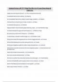 Animal Science ICEV Final Test Review Exam Questions & Answers&period;