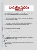 FPCC EXAM QUESTIONS &vert;GUARANTEED ACCURATE ANSWERS