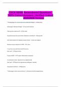 CDCA NERB Remembered Questions &vert;100&percnt; Correct Answers &vert; Verified &vert; Latest 2025&sol;2026 Version 