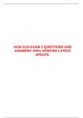  HCM 2110 EXAM 3 QUESTIONS AND ANSWERS 100&percnt; VERIFIED LATEST UPDATE&period;