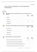 WGU D426 PRE-ASSESSMENT&colon; DATA MANAGEMENT - FOUNDATIONS&vert;Questions and Answers&vert;2025 Update&vert;100&percnt; Correct&period;