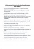 ICEV - Animal Science Certification Exam Questions and Answers&period;