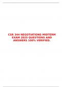  CSR 344 NEGOTIATIONS MIDTERM EXAM 2025 QUESTIONS AND ANSWERS 100&percnt; VERIFIED&period;