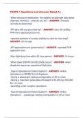 FDOPS 1 Questions and Answers Rated A&plus;
