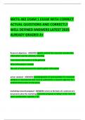 MKTG 482 EXAM 1 EXAM WITH CORRECT ACTUAL QUESTIONS AND CORRECTLY WELL DEFINED ANSWERS LATEST 2025  ALREADY GRADED A&plus;   