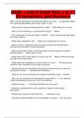 NCAC I and II Exam Part 1 & 2 &vert;39 Questions and Answers