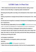 LETRS Units 1-4 POSTTEST questions and answers&lpar;2025&sol;2026&rpar;&period;