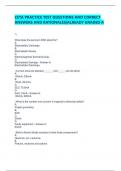 CETA PRACTICE TEST QUESTIONS AND CORRECT ANSWERS AND RATIONALES&vert;ALREADY GRADED A  