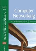 COMPLETE TEST BANK&colon; computer networking&colon; a top-down approach 7th edition by james kurose &lpar;author&rpar;latest update&period;