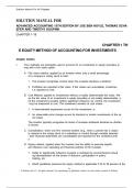 SOLUTIONS MANUAL for Advanced Accounting&comma; 15th Edition by Joe Ben Hoyle&comma; Schaefer and Doupnik &vert; Complete 19 Chapters