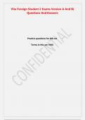 Vita Foreign Student 2 Exams Version A And B&rpar; Questions And Answers 