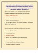 ADVANCED HEALTH ASSESSMENT HESI LATEST 2025 ACTUAL  EXAM WITH COMPLETE QUESTIONS AND CORRECT DETAILED  ANSWERS &lpar;100&percnt; VERIFIED ANSWERS&rpar; &vert;ALREADY GRADED A&plus;&vert;  &vert;&vert;PROFESSOR VERIFIED&vert;&vert; &vert;&vert;BRANDNEW&excl;&excl;&excl;&vert;&vert;