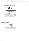 Solution Manual For APPLID AUDITING &lpar;PFRSs&rpar; TEACHERS MANUAL 2018 Edition By Darrell Joe O&period; Asuncion Mark Alyson B&period; Ngina Chapter 5-33
