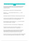 SEVI 3013 Chapter 3 & 4 Exam&vert; Questions With Correct Answers &vert; Verified