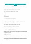 Terraform Associate Exam &vert; Questions with Correct Answers&vert; Verified