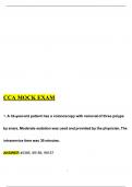 CCA Mock Exam QUESTIONS & ANSWERS 2024 &lpar; A&plus; GRADED 100&percnt; VERIFIED&rpar;