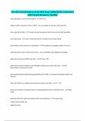 The NCO Guide&sol;History of the NCO Exam &lpar;2025&sol;2026&rpar; &vert; Questions with Correct Answers &vert; Verified