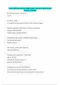 Turcan SBB Exam Review AABB Packet &vert; Questions With Correct Answers &vert; Verified