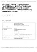 MSLC STAFF 1-9 TEST FINAL EXAM AND PRACTICE EXAM NEWEST ACTUAL EXAM COMPLETE QUESTIONS AND CORRECT DETAILED ANSWERS &lpar;VERIFIED ANSWERS&rpar; &vert;ALREADY GRADED A&plus;