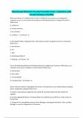 WatchGuard Network Security Essentials Exam &vert; Questions with Correct Answers&vert; Verified