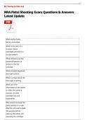 NRA Pistol Shooting Exam Questions & Answers Latest Update