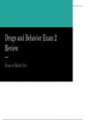 PSYC336 Drugs and Behavior Exam 2 Review Texas A&M University Spring 2024