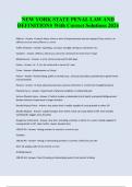 THE NEW YORK STATE PROPERTY AND CASUALTY EXAM Questions and Correct Solutions 2024&sol;2025