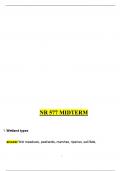 NR 577 Midterm Exam Questions And Correct Answers