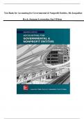 Test Bank for Accounting for Governmental & Nonprofit Entities 18th Edition (Jacqueline L. Reck, 2018), All Chapters Included 