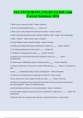 TSA TECH BOWL STUDY GUIDE with Correct Solutions 2024&sol;2025