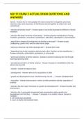 NU131 EXAM 3 ACTUAL EXAM QUESTIONS AND ANSWERS 
