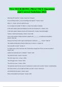 TSA TECH BOWL PRACTICE Questions and Correct Solutions 2024&sol;2025