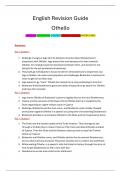 Summary Analysis 0f Themes and Characters - Othello