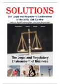 Solutions for The Legal and Regulatory Environment of Business 19th Edition by Pagnattaro