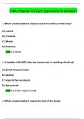 2025 CNA Chapter 4 Exam Actual Qs & Ans to Pass the Exam&comma; 100&percnt; Verified - PDF