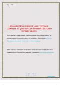 RELIAS MEDICAL SURGICAL EXAM  TESTBANK   COMPLETE 180 QUESTIONS AND CORRECT DETAILED  ANSWERS GRADE A 